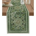 thumbnail image 1 of Vintage Mural Medieval Türkiye Pattern Table Runner For Kitchen Table Cover Home Decor Tablecloth 4/6 Pcs Placemats, 1 of 5