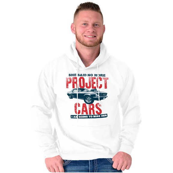 Vintage Muscle Car Mechanic Husband Hoodie Hooded Sweatshirt Men Brisco Brands M