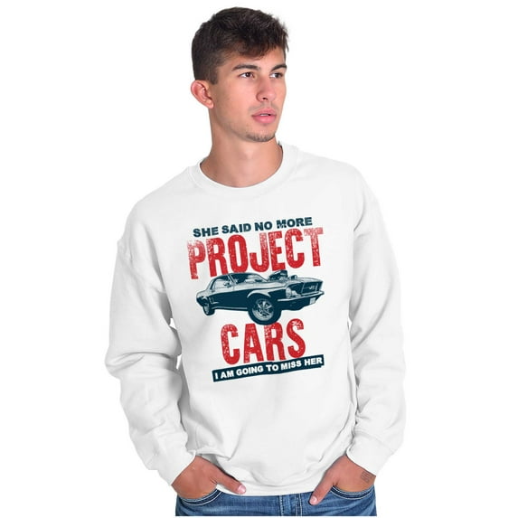 Vintage Muscle Car Mechanic Husband Men's Crewneck Sweatshirt Brisco Brands X