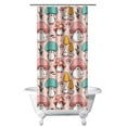 thumbnail image 1 of Vintage Mushroom Artistic Shower Curtain, Waterproof Fabric with Psychedelic and Trippy Mushroom Designs, Boho Style, Includes Hooks for Bathroom Use, 1 of 4