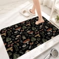thumbnail image 1 of Vintage Mushroom Boho Bathroom Rugs, Magic Fairy Witchy Woodland Nature Plant Bath Mat, Hippie Botanical Floral Aesthetics Outdoor Rug, Soft Non Slip Floor Rugs for Living Room Kitchen Doormat, 17x29, 1 of 6