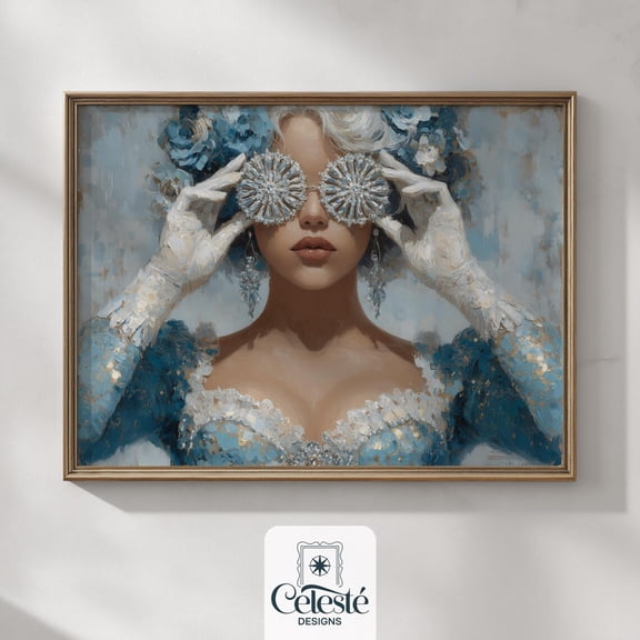 Vintage Mushroom House Print, Enchanted Forest Art Home Decor #4828, 8x12 UNFRAMED