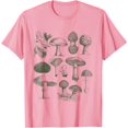 thumbnail image 1 of Vintage Mushrooms edible mushrooms foraging gift Fungi Unisex T-Shirt for Men Women Kids Toddler,Light Pink Color,Size YM, 1 of 5