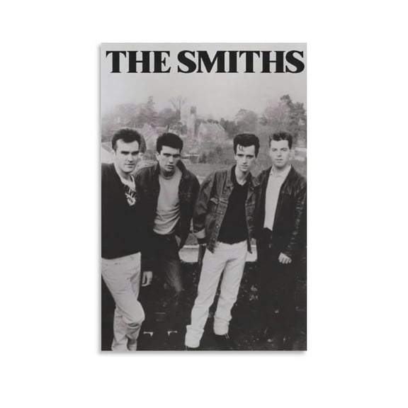 Vintage Music The Smiths Poster Rock Band Canvas Wall Art Print For Room Aesthetic And Decor Poster For Bedroom Living Room Bathroom Kitchen Office Decor