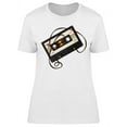 thumbnail image 1 of Vintage Music Tape T-Shirt Women -Image by Shutterstock, Female Small, 1 of 2
