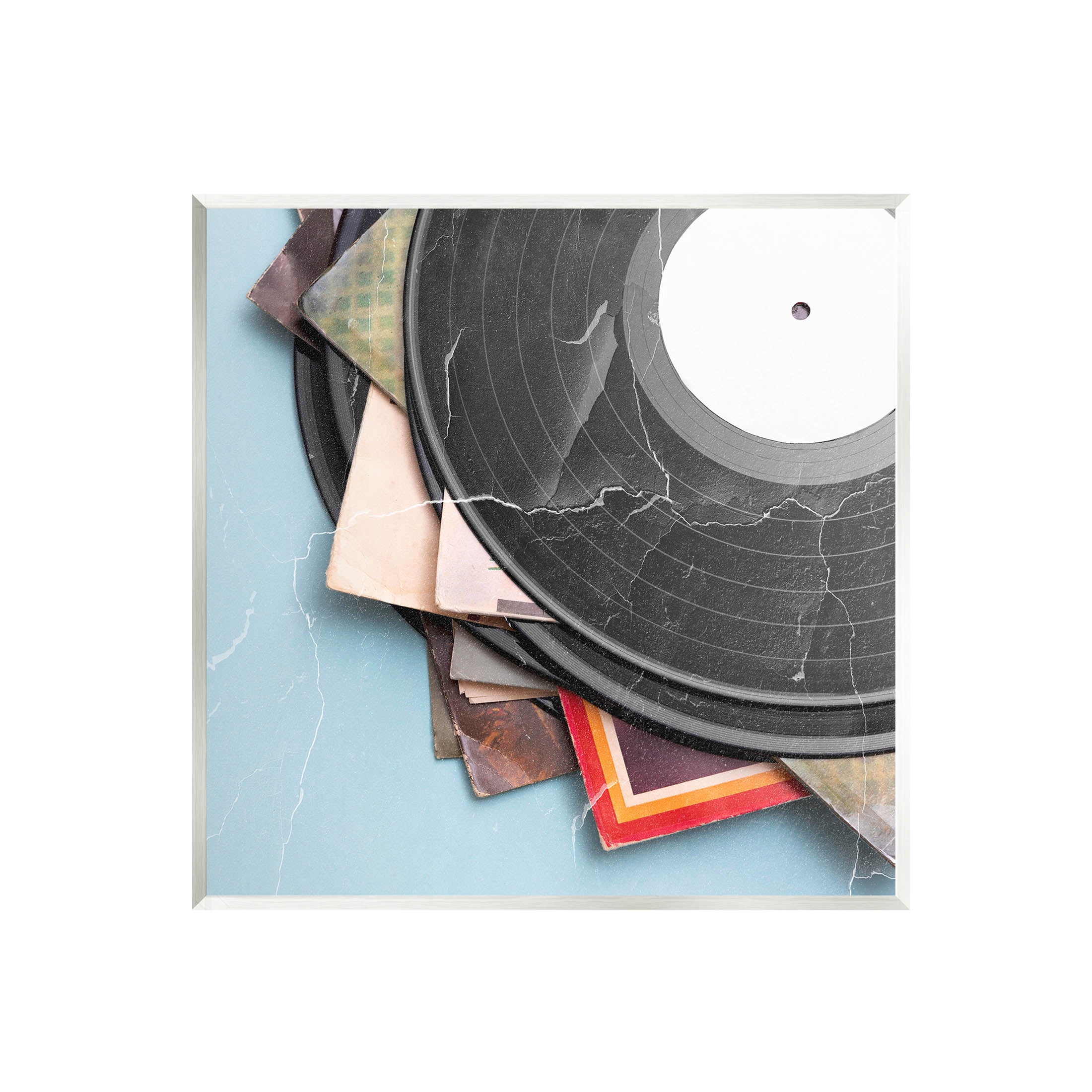 Vintage Music Vinyl Records Vintage Graphic Art Unframed Art Print Wall Art