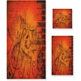 thumbnail image 1 of Vintage Musical Note Bath Towel Set of 3, Highly Absorbent & Soft Bathroom Towels Set Quick Dry Towels Set for Bathroom Spa Beach (1 Bath Towels, 1 Hand Towel, 1 Washcloth), 1 of 7