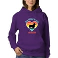 thumbnail image 1 of Vintage My Corgi Is My Valentine Hoodie Women -Image by Shutterstock, Female x-Large, 1 of 4