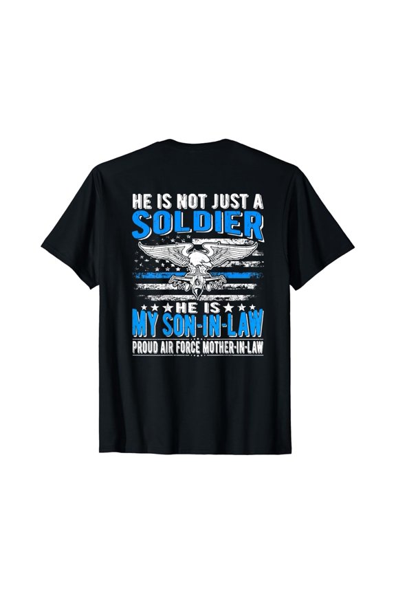Vintage My Son-In-Law Is A Soldier - Proud Air Force Mother-In-Law T-Shirt Size S-5Xl Best Birthday Gifts
