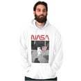 thumbnail image 1 of Vintage NASA Astronaut Space Landing Hoodie Sweatshirt Women Men Brisco Brands S, 1 of 6