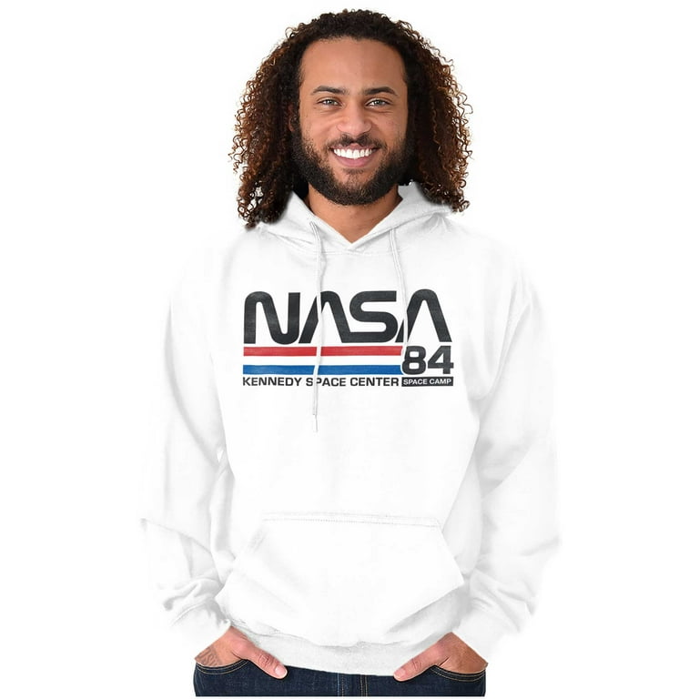 Vintage NASA Kennedy Space Center Hoodie Sweatshirt Women Men Brisco Brands M Walmart