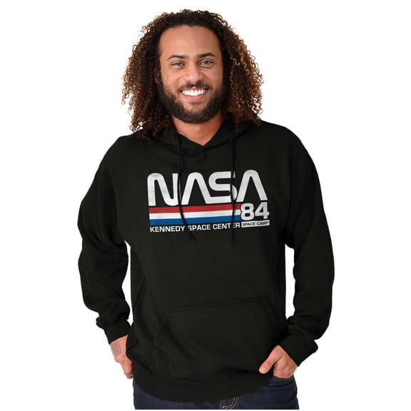 Vintage NASA Kennedy Space Center Hoodie Sweatshirt Women Men Brisco Brands S