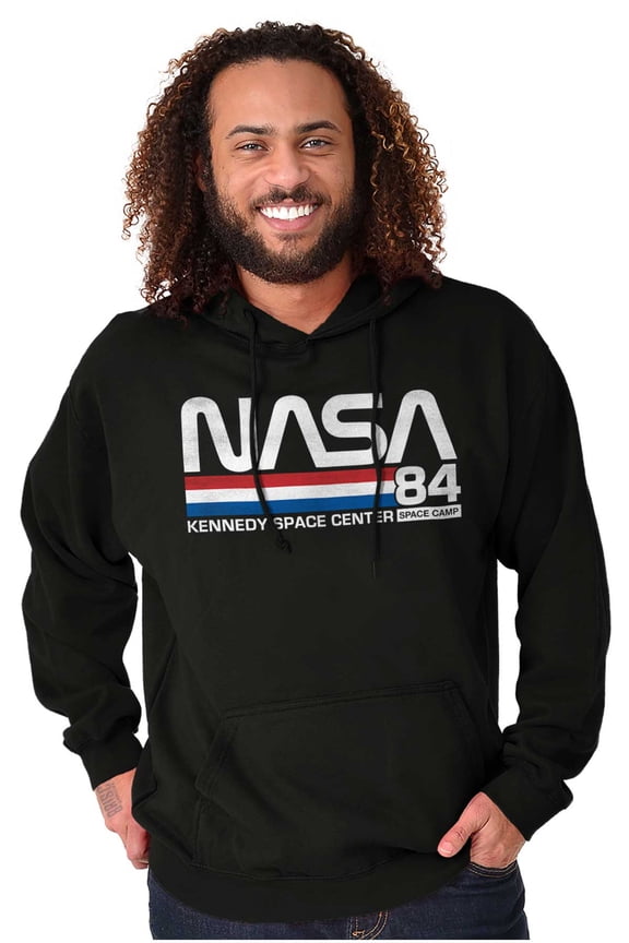 Vintage NASA Kennedy Space Center Hoodie Sweatshirt Women Men Brisco Brands X
