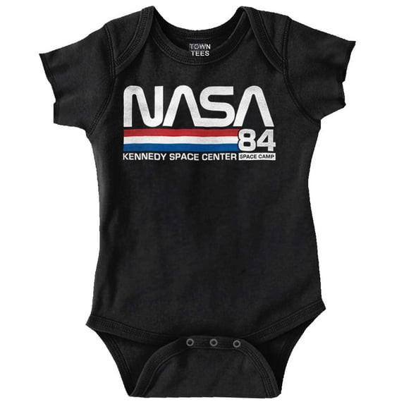 Vintage NASA Kennedy Space Center Romper Boys or Girls Infant Baby Brisco Brands 12M