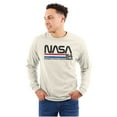 thumbnail image 1 of Vintage NASA Kennedy Space Center Unisex Plus Size Long Sleeve Tee Shirt Brisco Brands 4X, 1 of 6