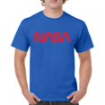 thumbnail image 1 of Vintage NASA Worm Logo T-shirt Astronaut Space Exploration Emblem Men's Tee, 1 of 7