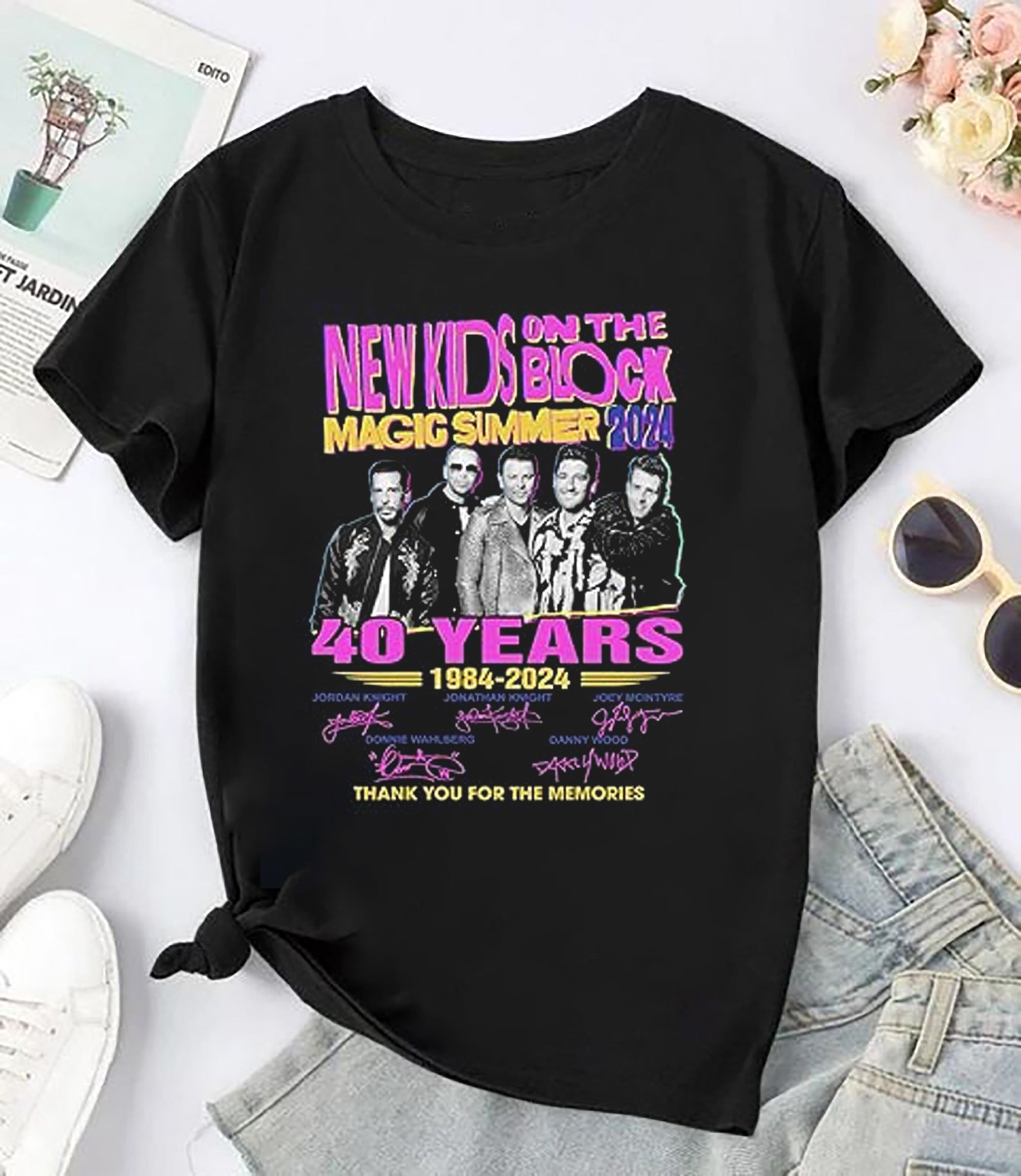 Vintage NKOTB 40 Years TShirt, New Kids on the Block The Magic Summer