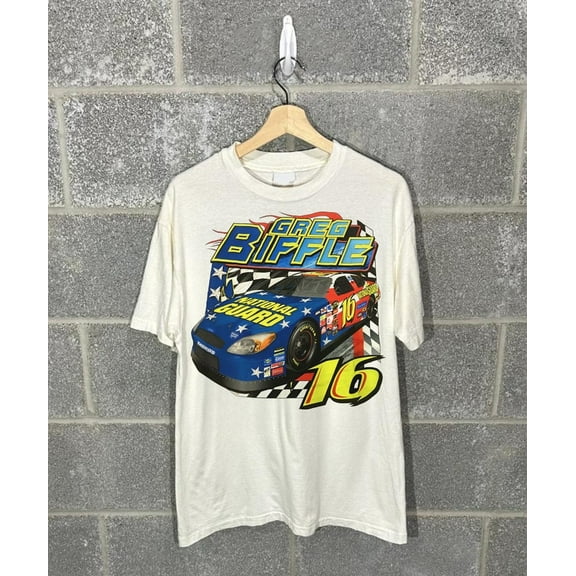 Vintage Nas-car Greg Bif.fle Shirt, Classic Stock Car Tee, Retro Motorsports Graphic Tee, Gift for Racing Fans Gift