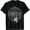 thumbnail image 1 of Vintage Nashville Souvenir Rock and Roll Guitar Player T-Shirt Tops Tee, 1 of 4