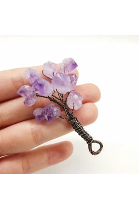 Vintage Natural Crystal Pendant Stone Triangle Clear Quartz Sun God Retro Chakra