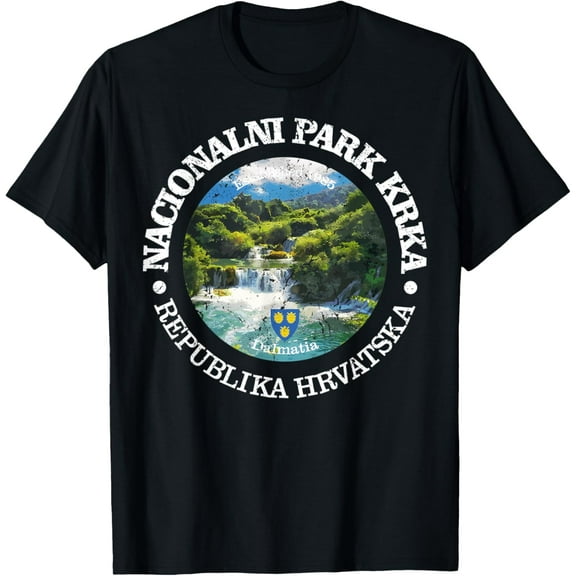 Vintage Nature Krka Hiking Mountain T-Shirt