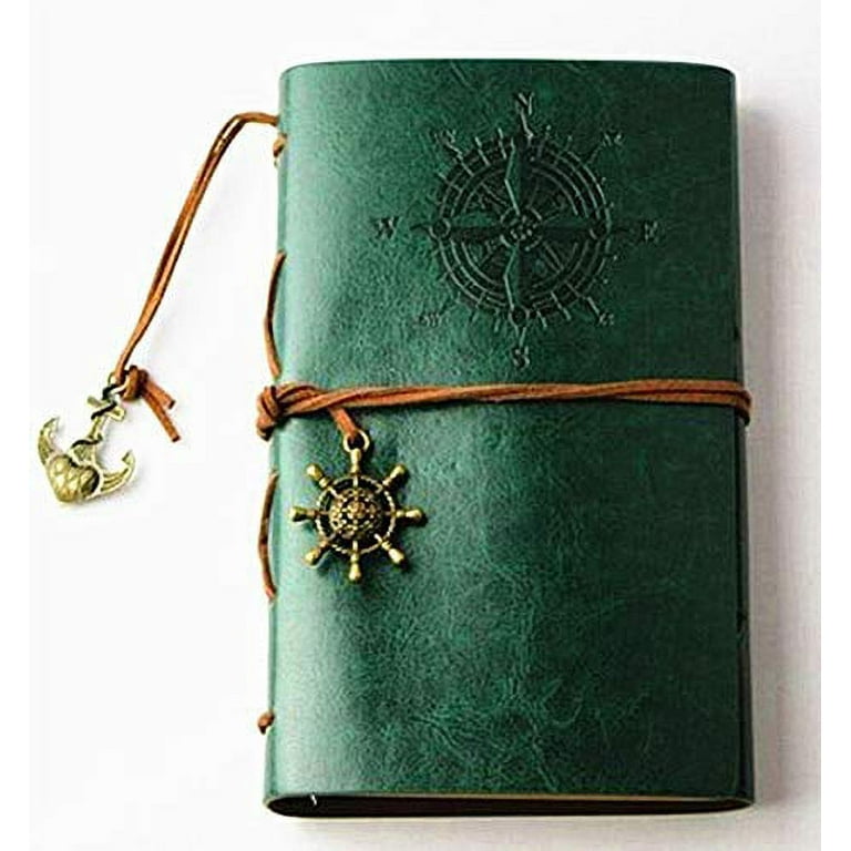 Exclusive Writing Journal for Women and Men - Handmade in Italy with Ivory Paper - Vintage Travel Diary Notebook for Daily Notes, Dreams or Planning