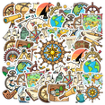 thumbnail image 1 of Vintage Nautical Stickers Children Stickers Adventure PVC Sticker for Laptops Suitcase Phone, 1 of 9