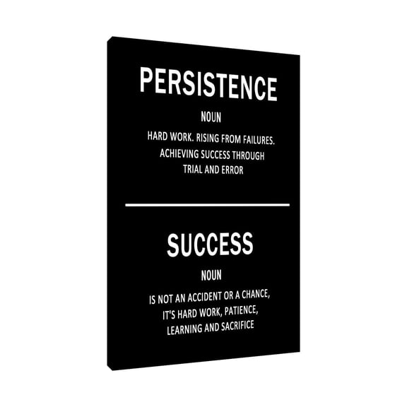 Vintage Nautical Wall Art, Unframed Success Quote Poster, Ocean Wave Print for Home Office or Classroom, Beach Themed Inspiration