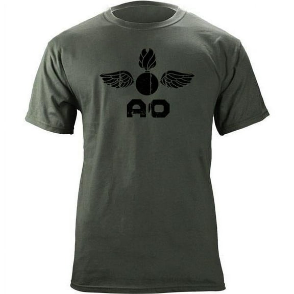 Vintage Navy Aviation Ordnanceman AO Rating Badge Veteran T-Shirt