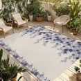 thumbnail image 1 of Vintage Navy Blue Roses Outdoor Rug for Patio/Deck/Porch, Non-Slip Large Area Rug 5 x 8 Ft, Spring Floral Elegant Pastoral Retro Art Indoor Outdoor Rugs Washable Area Rugs, Camping Rug Carpet Runner, 1 of 8