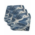 thumbnail image 1 of Vintage Navy Blue Sofa Couch Cushion Covers Washable, Removable Stretchable Sectional Couch Covers, Marble Abstract Art Slipcovers for L & T Shape Sofa Furniture Protector S Size 3 pcs, 1 of 7