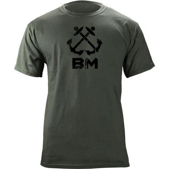 Vintage Navy Boatswain's Mate BM Rating Badge Veteran T-Shirt