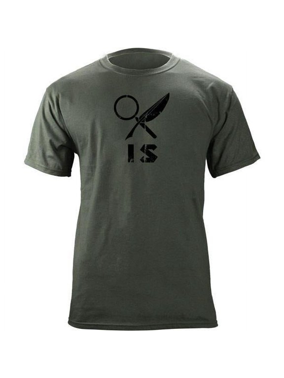 Vintage Navy Intelligence Specialist IS Rating Badge Veteran T-Shirt