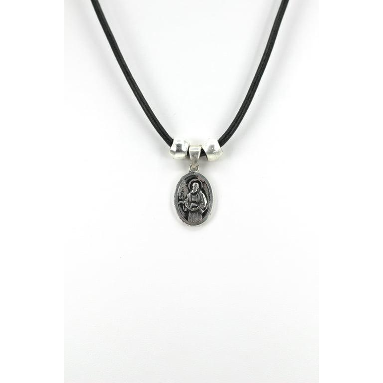 San judas leather necklace new arrivals