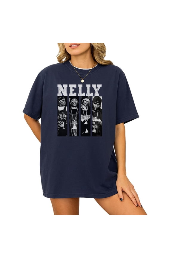 Vintage Nelly T-Shirt, Nelly Shirt, 90s Hip Hop Graphic Tee, Oversized Rap Music Shirt, Streetwear Fan Gift for Men & Women