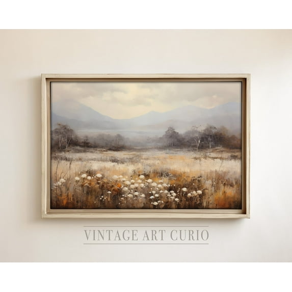 Vintage Neutral Wall Art Print, Cottagecore & Farmhouse Decor, Vintage Home Decor #3548, 12x18 UNFRAMED