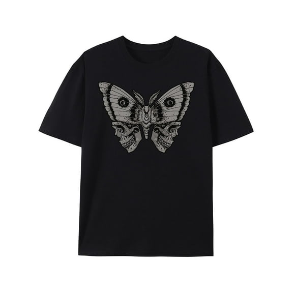 Vintage Never Better Skull Skeleton Graphic Tee Shirts for Women Short Sleeve Tops Tshirts Aesthetic Clothing