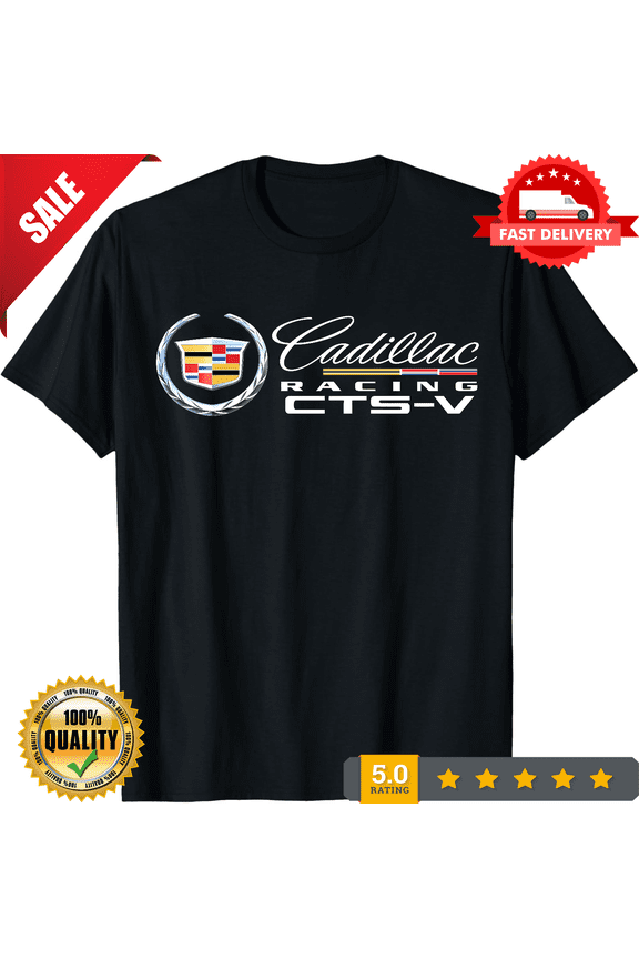 Vintage New Cadillac CTS-V World Challenge Logo Men's T-Shirt American T-Shirt, NEW TRENDING ITEM-TH70892