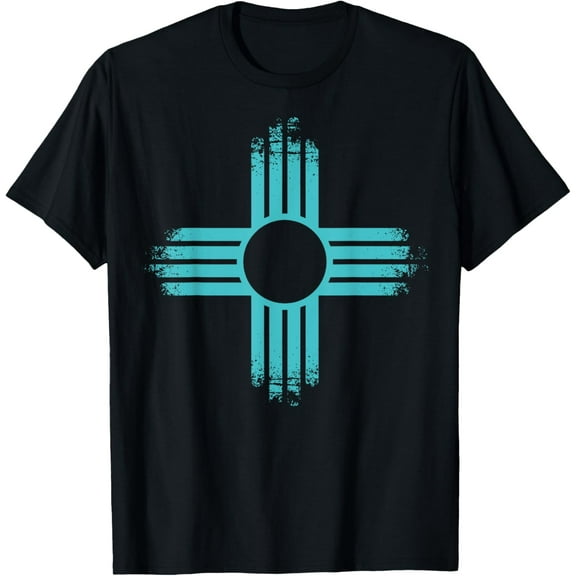 Vintage New Mexico Zia Symbol NM State T-Shirt