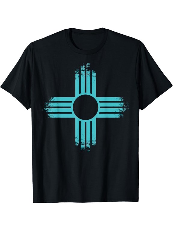 Vintage New Mexico Zia Symbol NM State T-Shirt