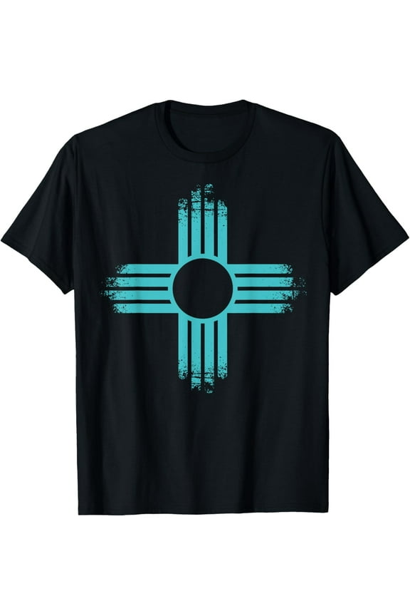 Vintage New Mexico Zia Symbol NM State T-Shirt