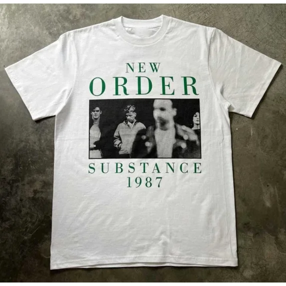 Vintage New Order Substance 1987 Short Sleeve T-shirt size S-5XL