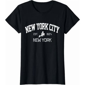 Vintage New York City Est 1624 Souvenir Map Gift T-Shirt