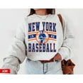 thumbnail image 1 of Vintage New York Crewneck Sweatshirt, Mets Baseball Shirt, 1 of 5