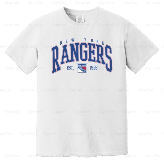 Vintage, New York, Hockey, Sweatshirt, Tee, College, Sweater, Rangers Comfort Color T-Shirt Unisex, up to 4XL