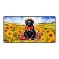 thumbnail image 1 of Vintage Newfoundland Says Hello Mother's Day Summer Sunflower Field Desk Mat Full Keyboard Mouse Pad Newfie Dog Lover Gifts Large Mousepad - 12005, 1 of 5