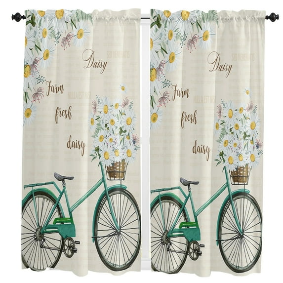 Vintage Newspaper Curtains For Living Room Kitchen Curtain Bedroom Decorative Window Treatments Home Drapes