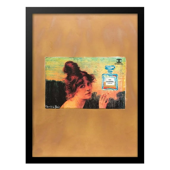 Vintage No5 Fashion Beauty Framed Print