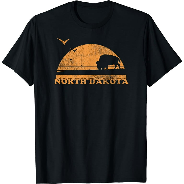 Vintage North Dakota 70s 80s Sunrise T-Shirt - Nd Distressed Vintage North Dakota 70s 80s Sunrise T-Shirt - Nd Distressed