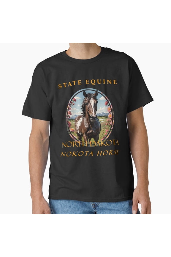 Vintage North Dakota Territory Horse The Nokota Classic T-Shirt T-Shirt - Perfect T-Shirt For Everyone